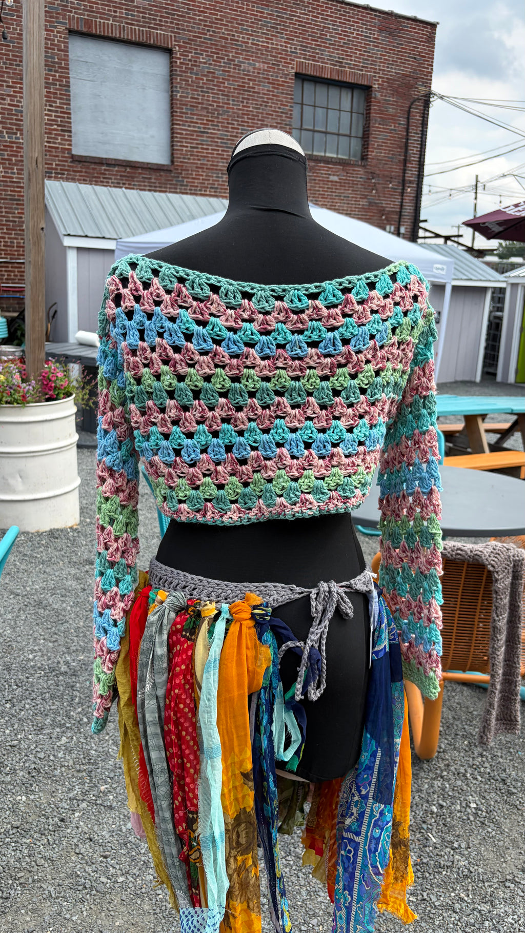 Cotton long sleeve chop pastel ￼