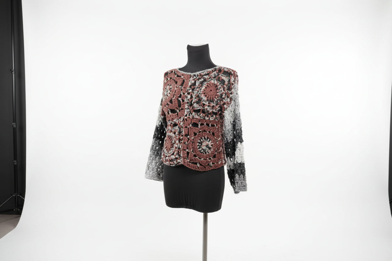 Boho square sweater