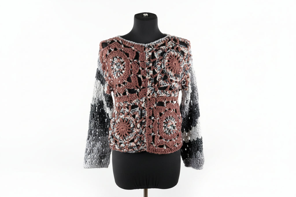 Boho square sweater