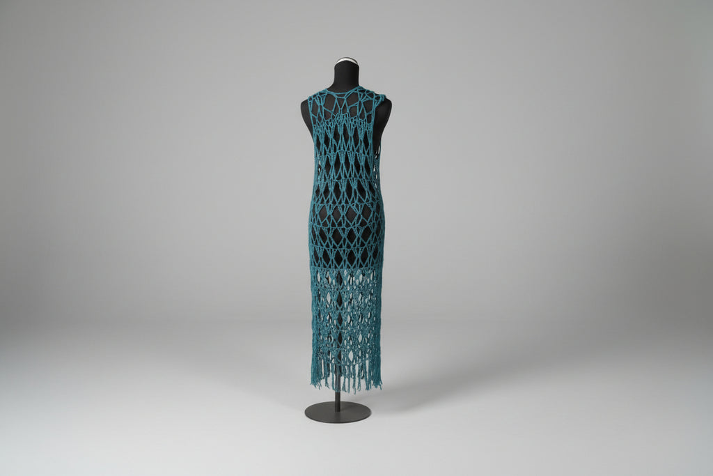 Boho Drifter vest  Teal