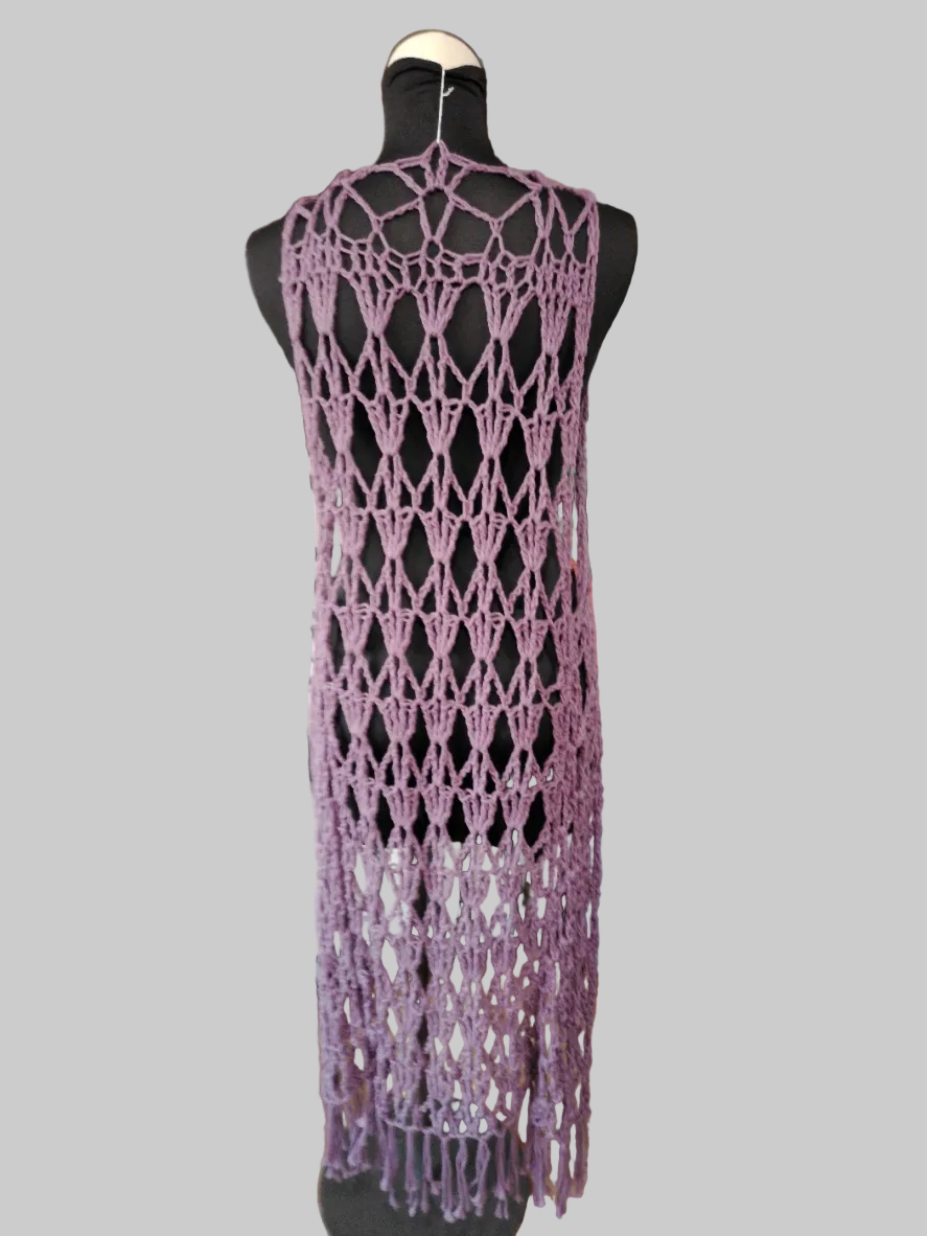 Boho Drifter Vest deep Thistle