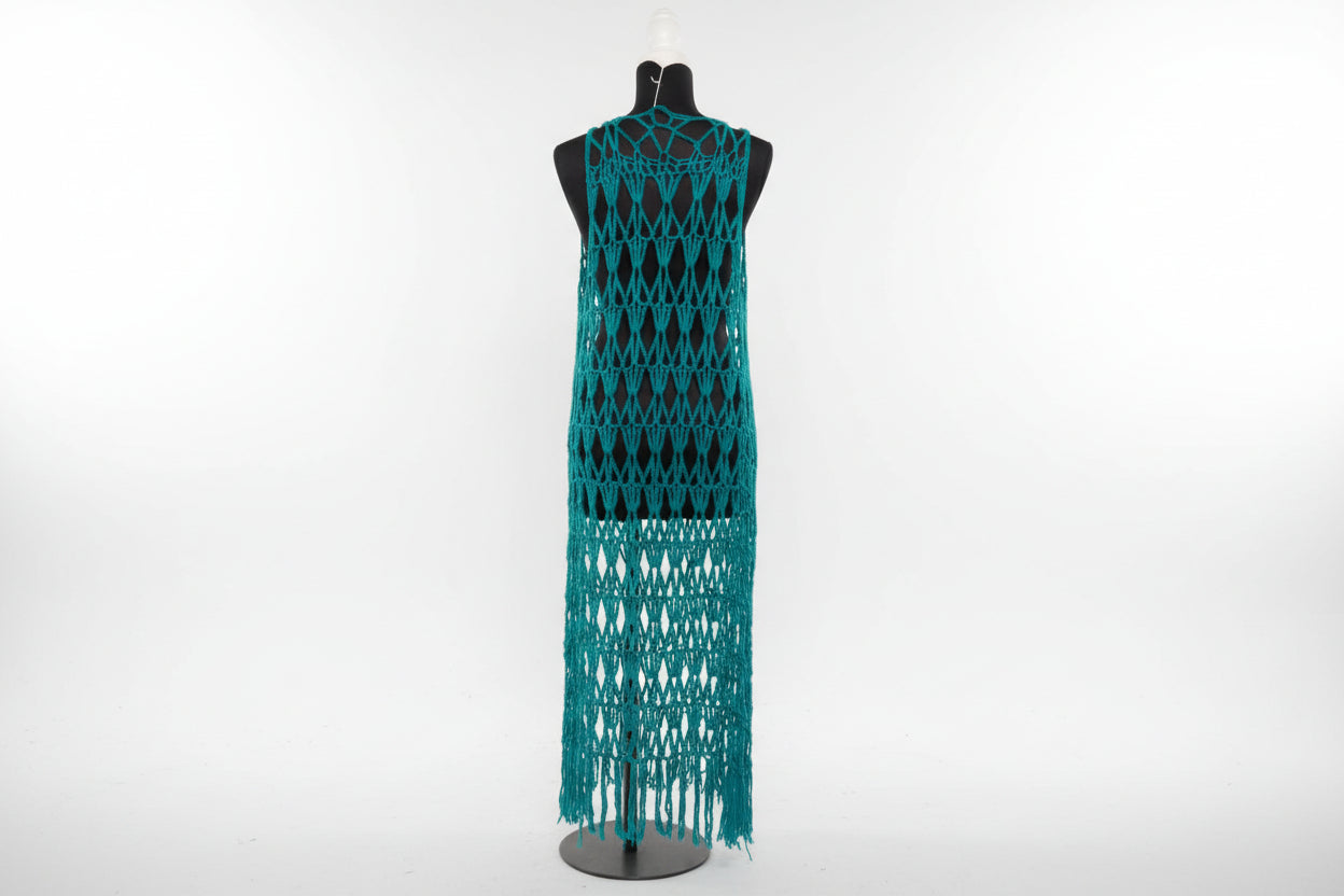 Boho Drifter Vest deep Teal