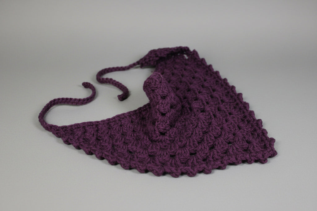 Granny Square Bandana purple