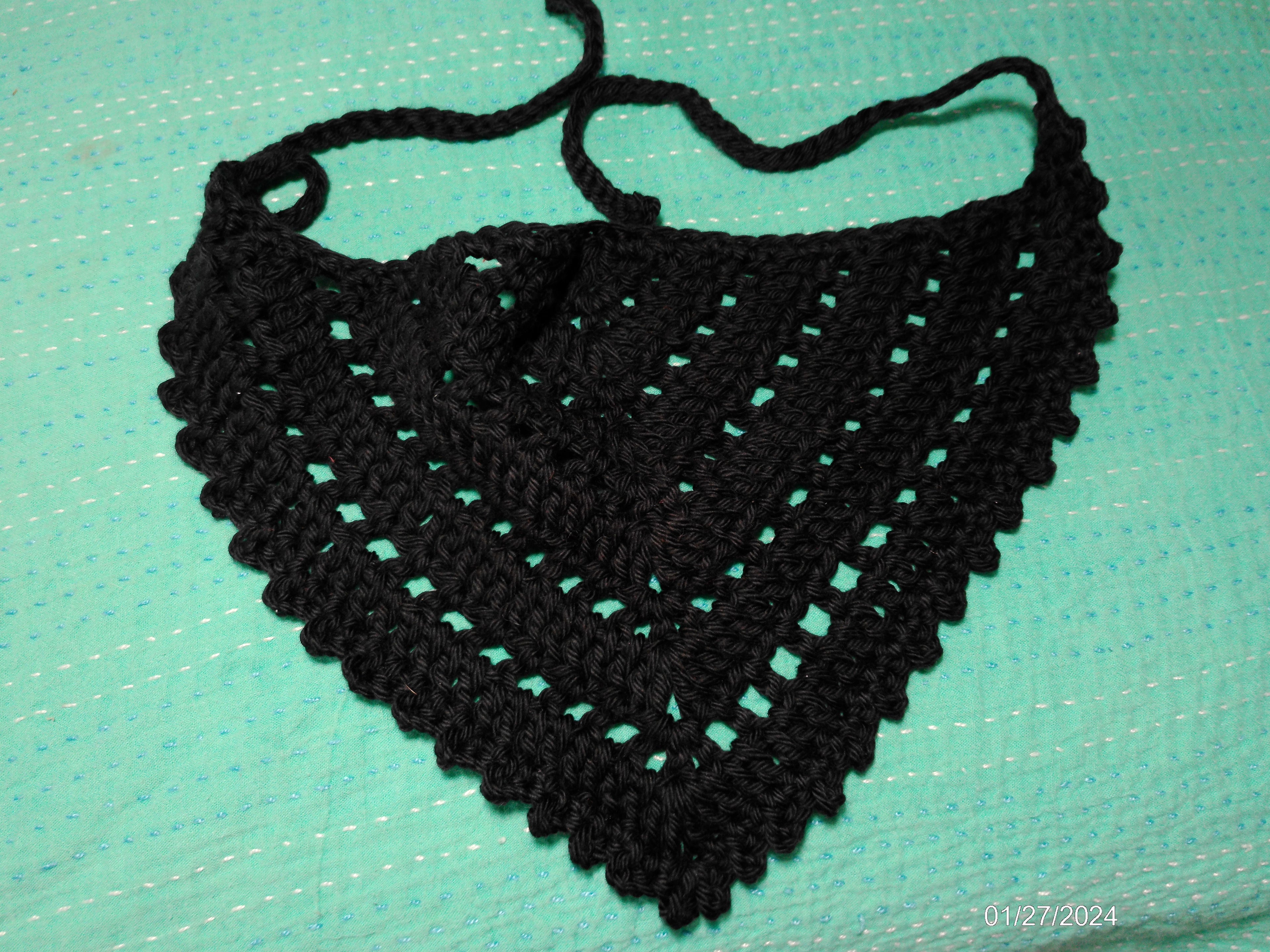 Eyelet Bandana black