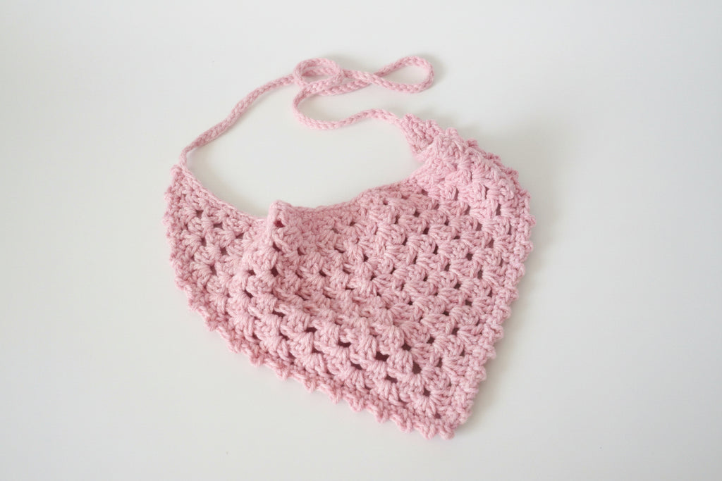 Granny Square Bandana Pink