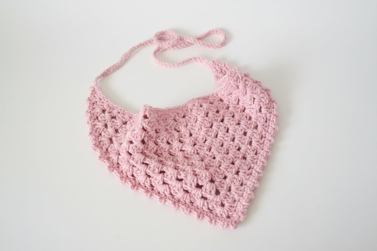 Granny Square Bandana Pink