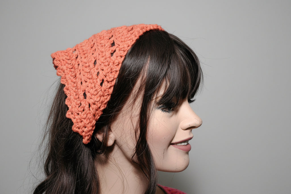 Eyelet Bandana pumpkin