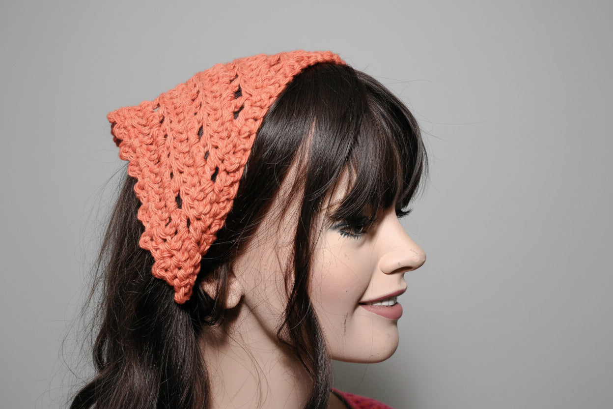 Eyelet Bandana pumpkin