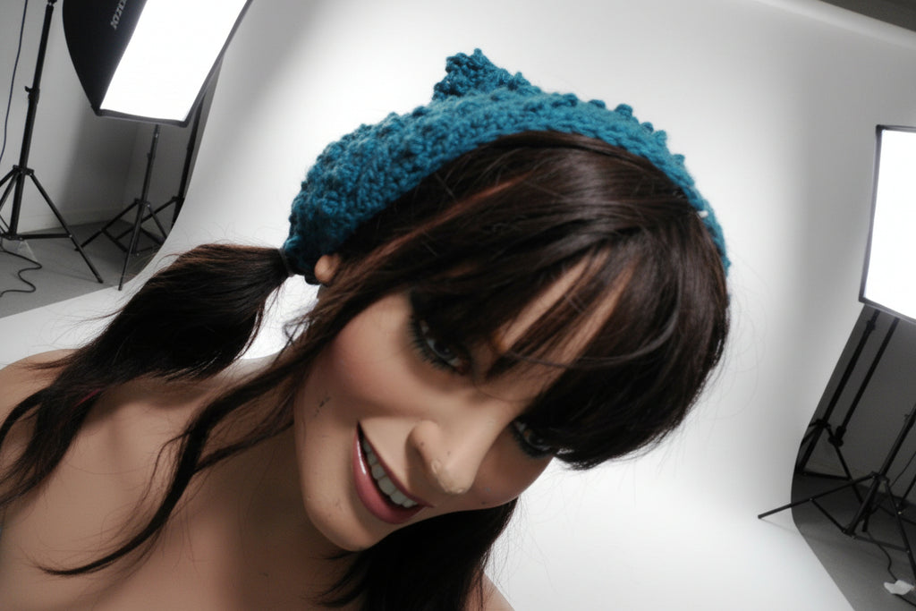 Picot Bandana Teal