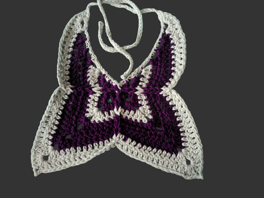 Winged Bandana Purple/ Blue