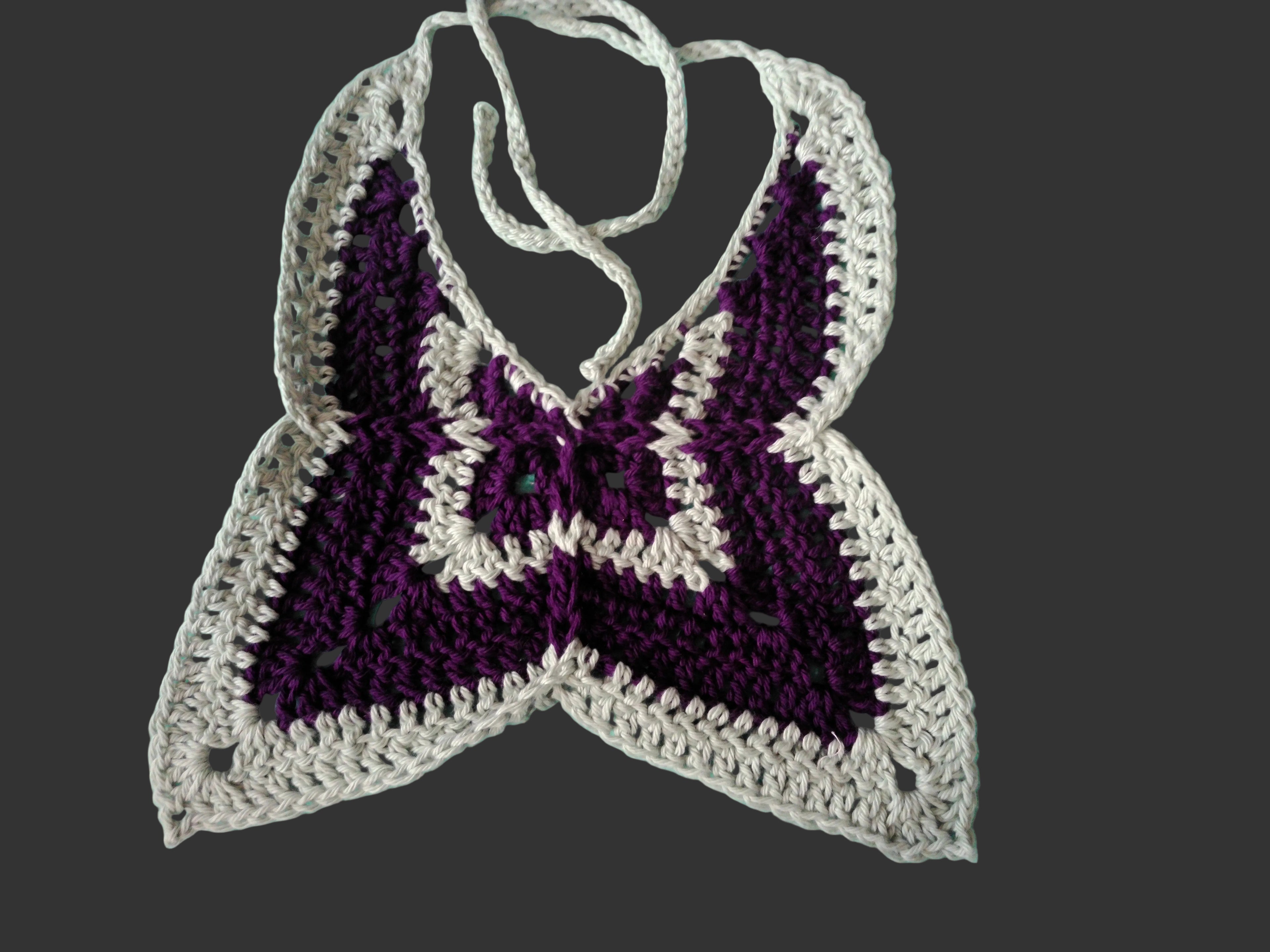 Winged Bandana Purple/ Blue