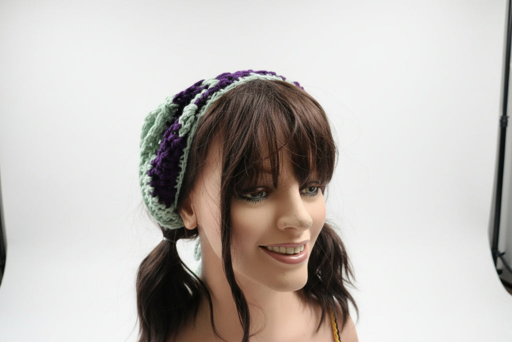 Winged Bandana Purple/ Blue