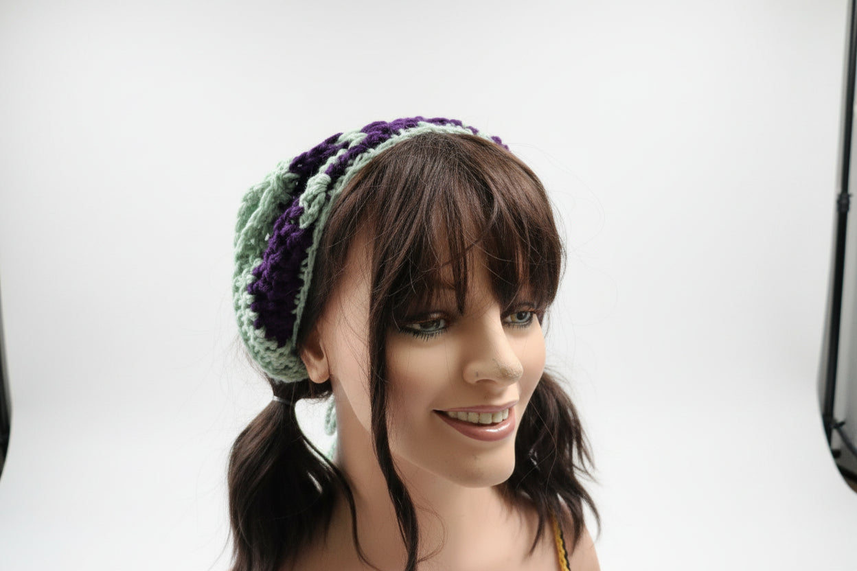 Winged Bandana Purple/ Blue