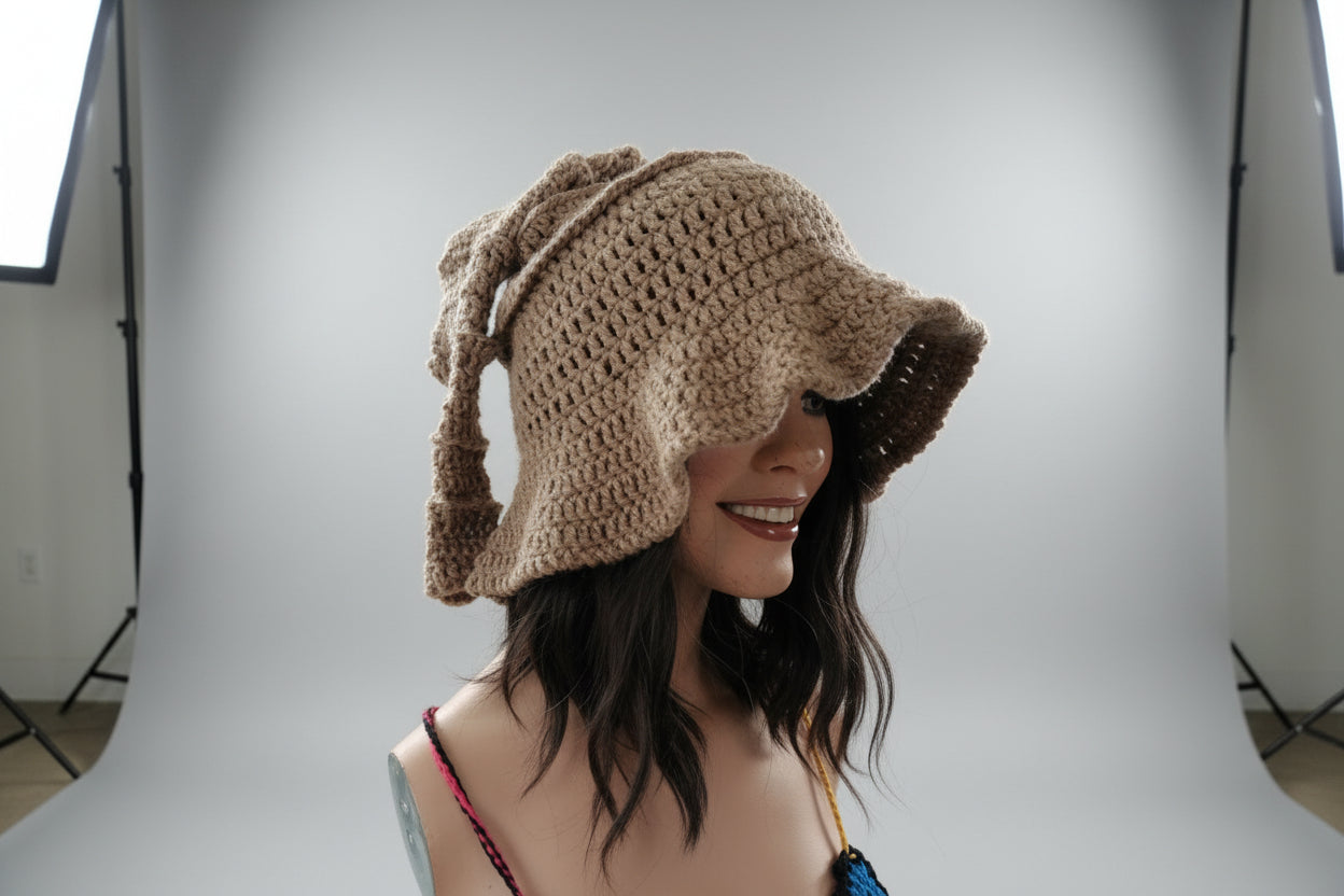 Whimsical Witch Hat  Brown