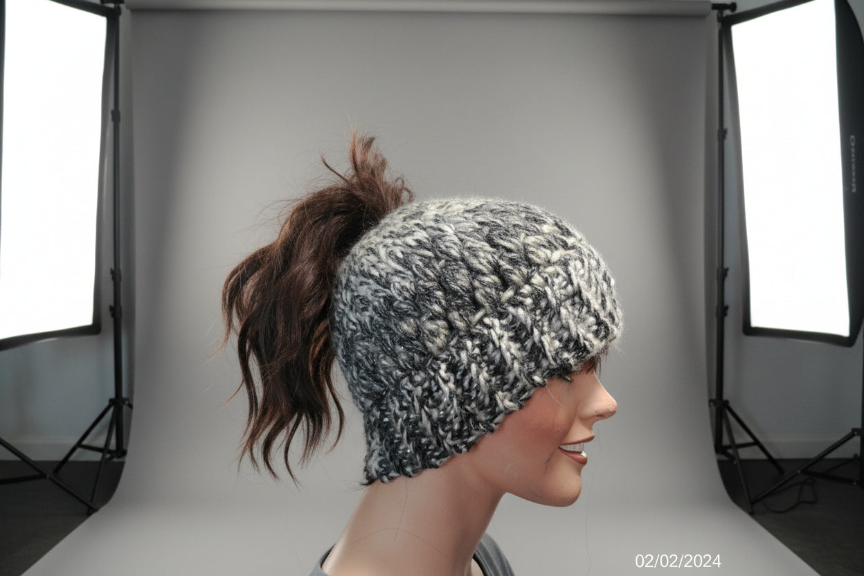 Messy Bun Beanie