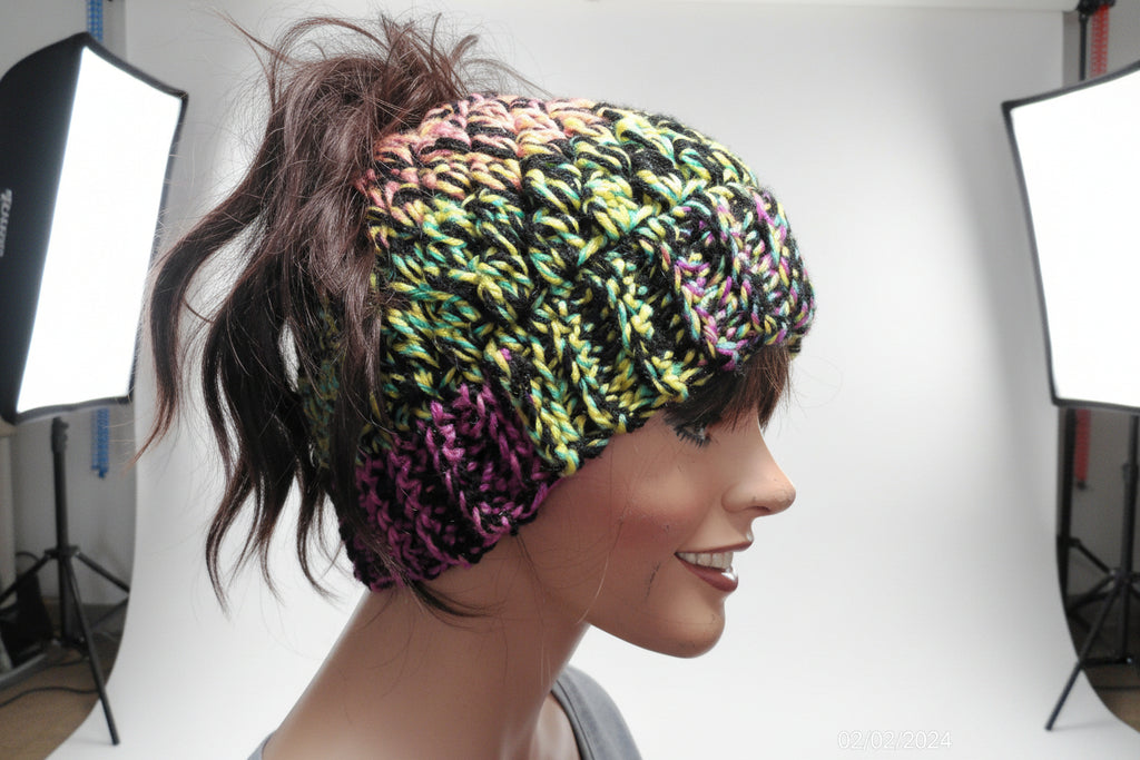 Messy Bun Beanie