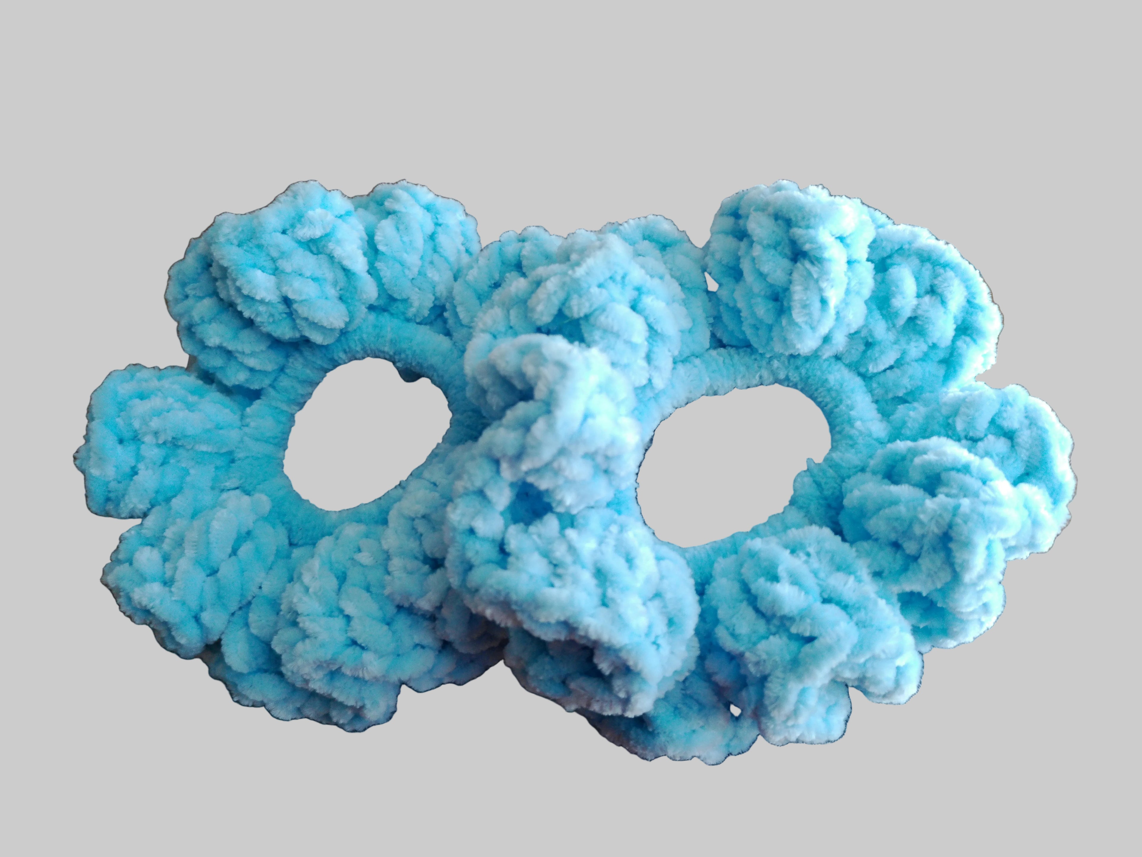 Blue Velvet  Scrunchies