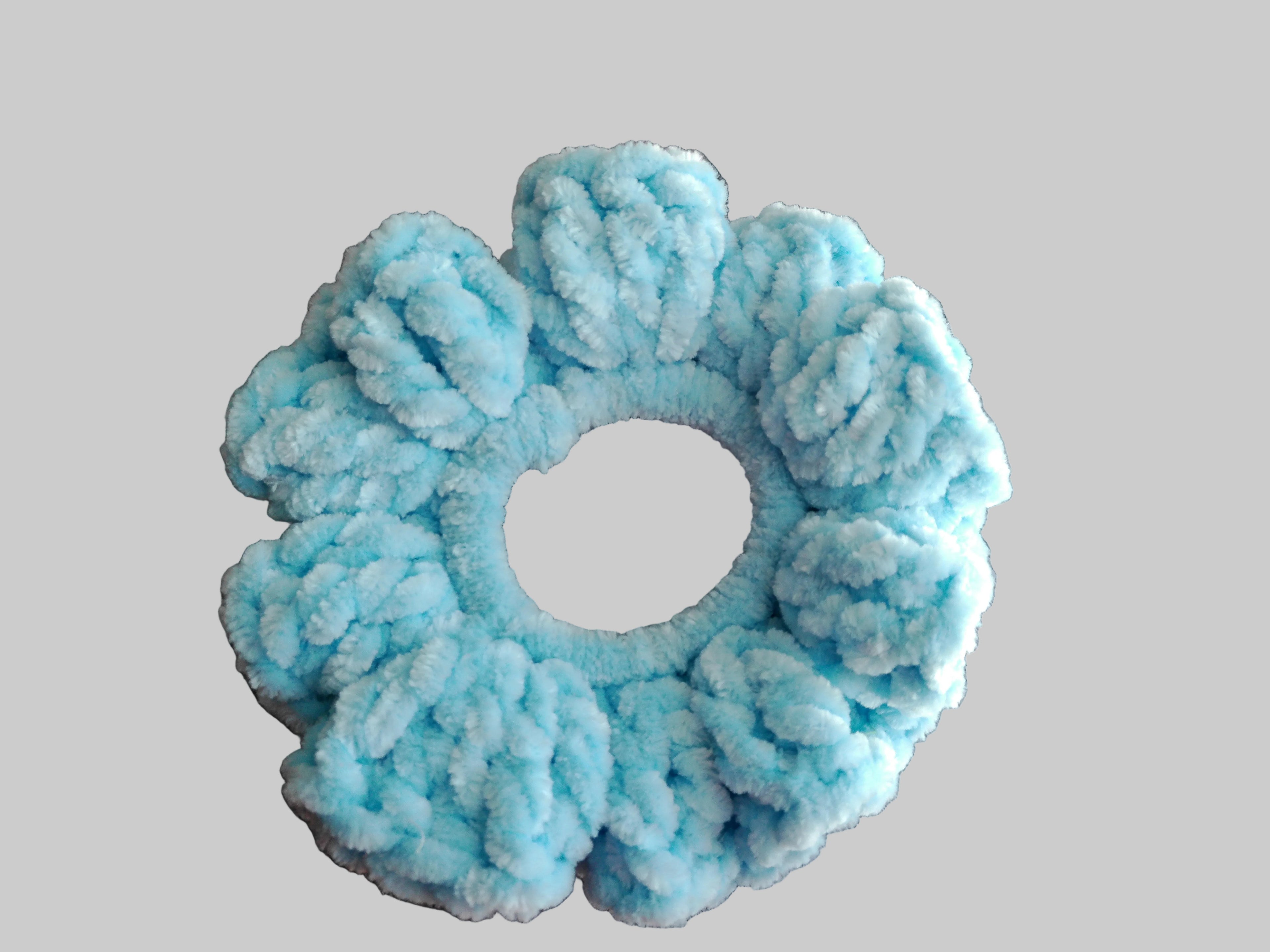 Blue Velvet  Scrunchies