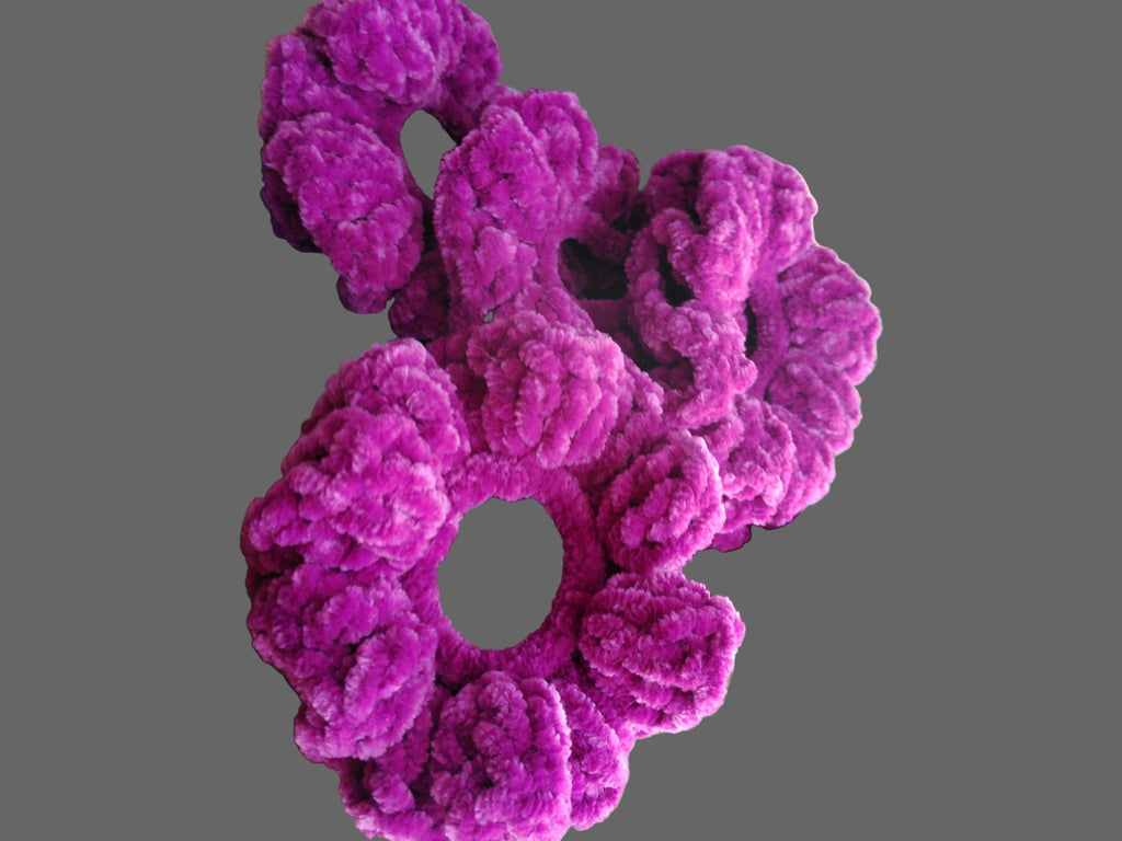 Pomegranate Velvet Scrunchie