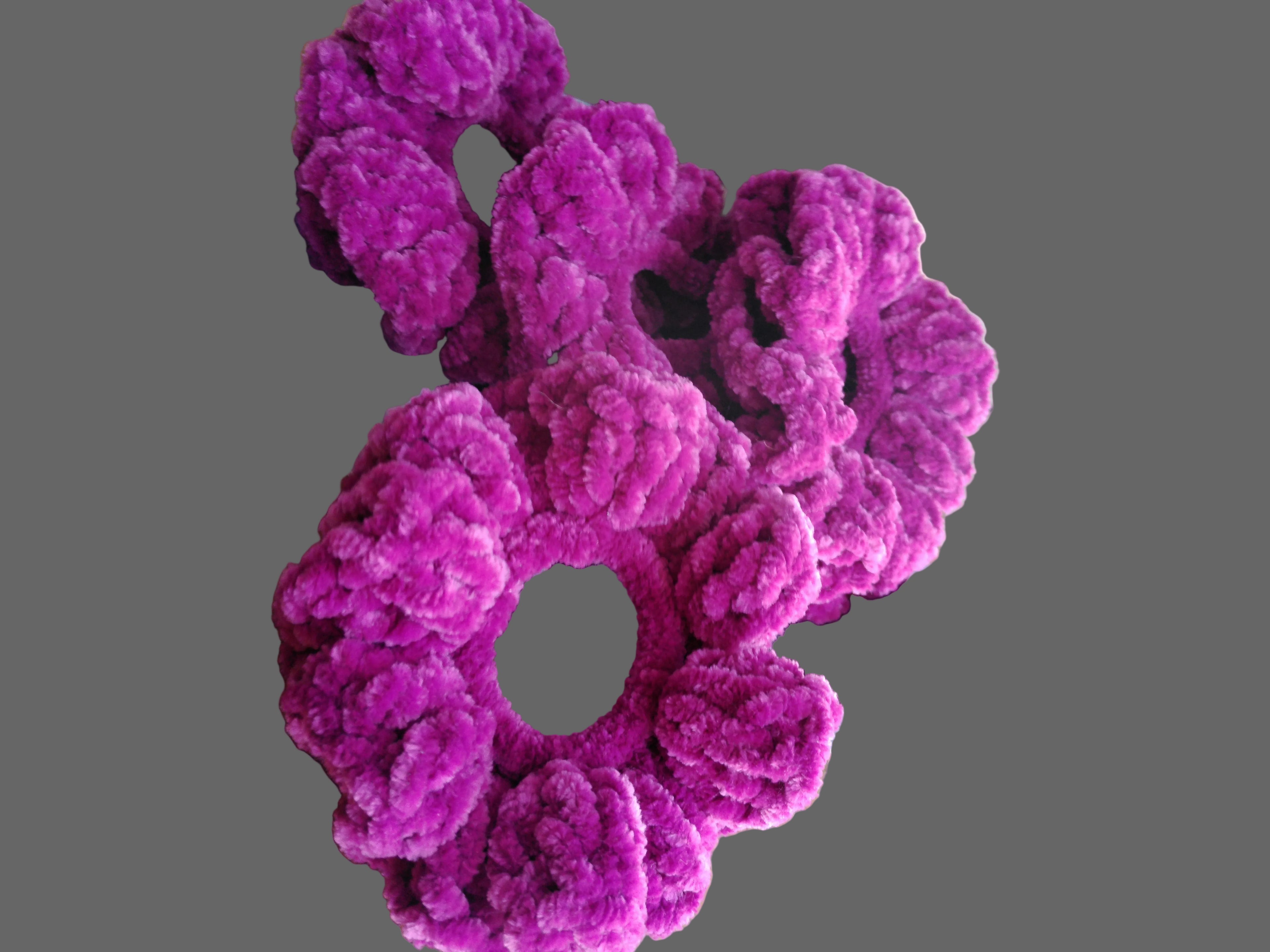 Pomegranate Velvet Scrunchie