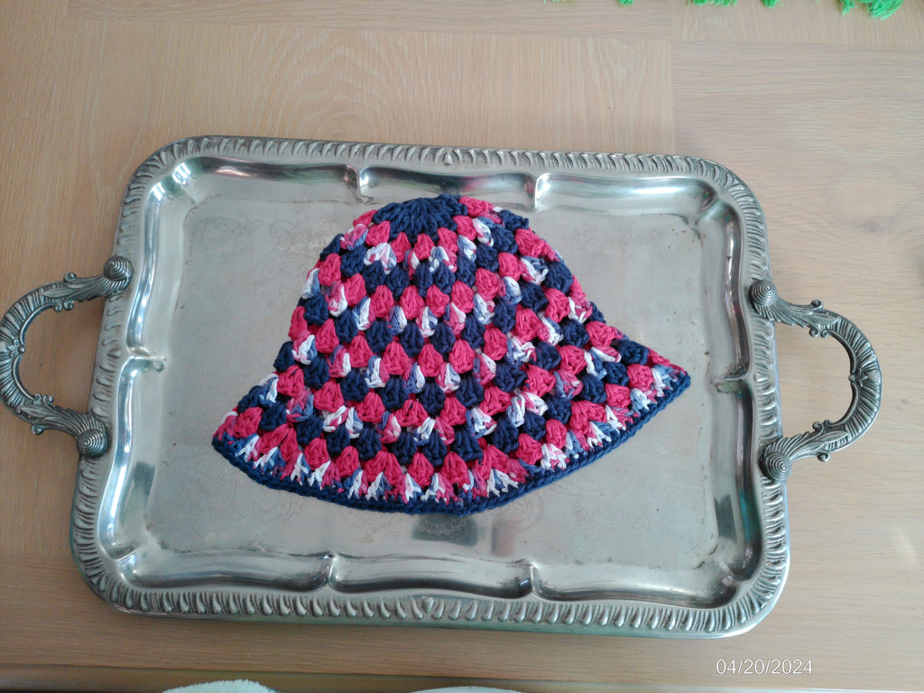 Bucket Hat Red, White, Blue