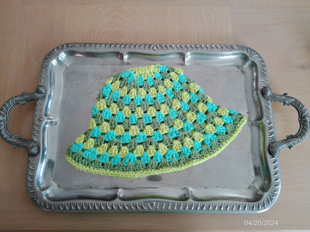 Bucket Hat Yellow and green