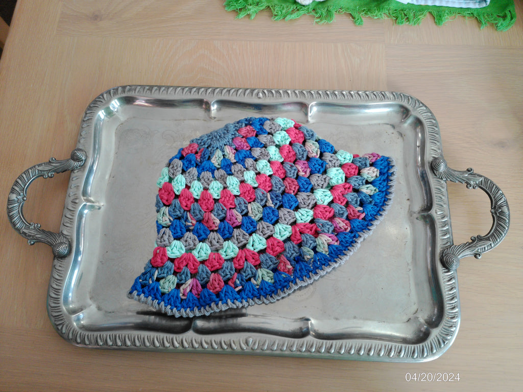 Bucket Hat Mystery Scrap yarn