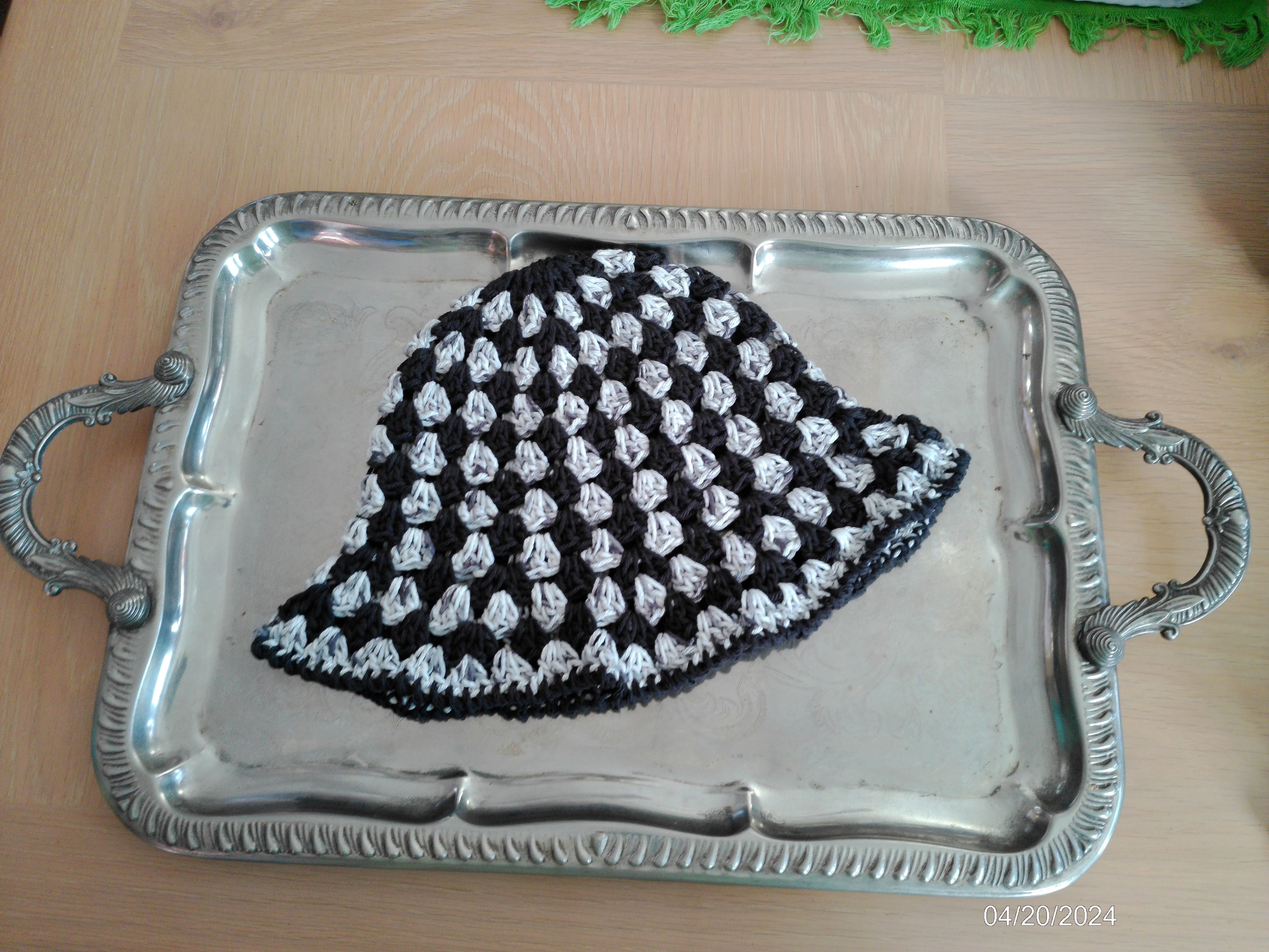 Bucket Hat Grey-mix and black