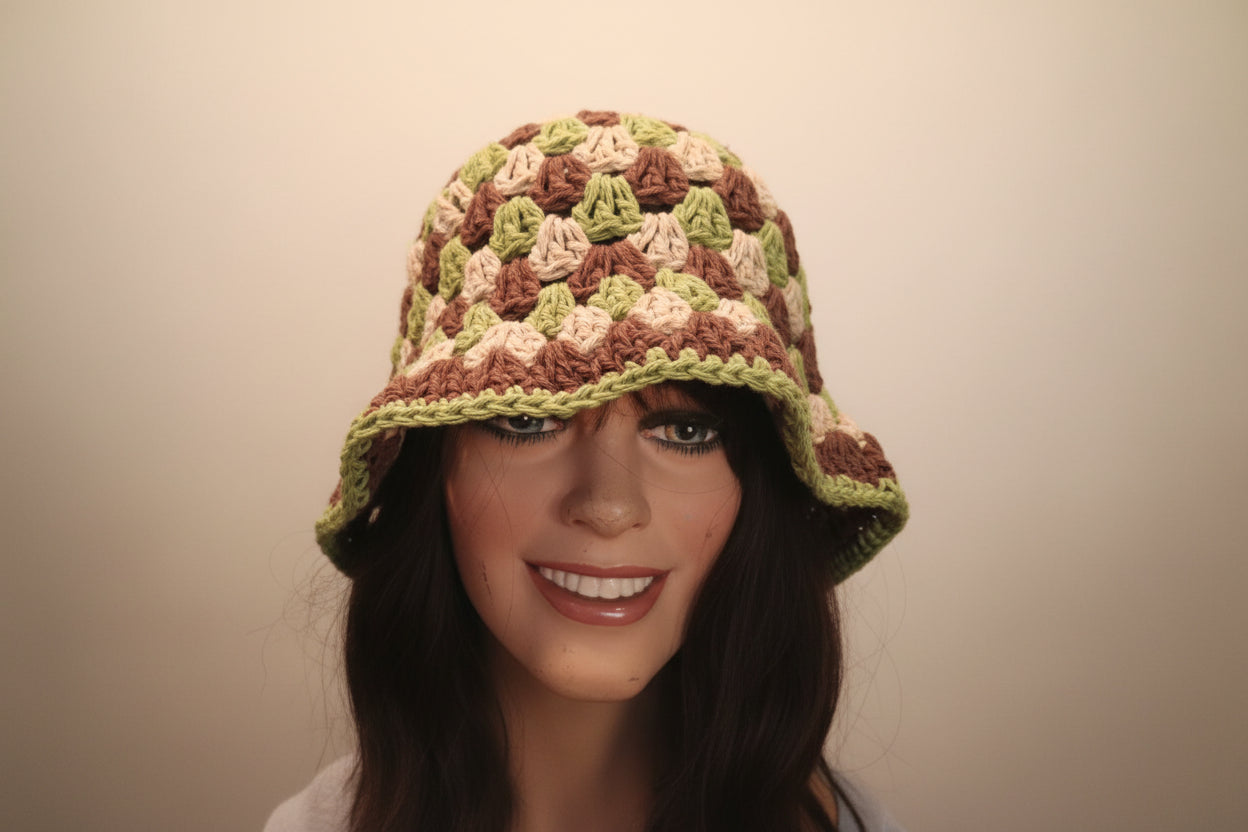 Bucket Hat Earth tone