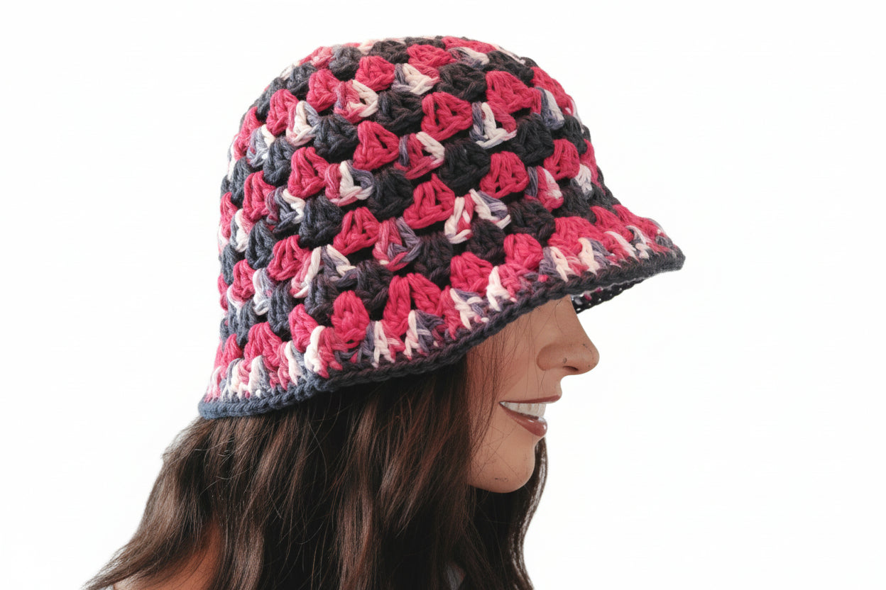 Bucket Hat Red, White, Blue