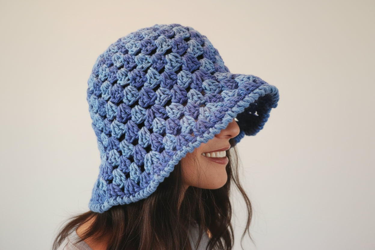 Bucket Hat shade of Blue