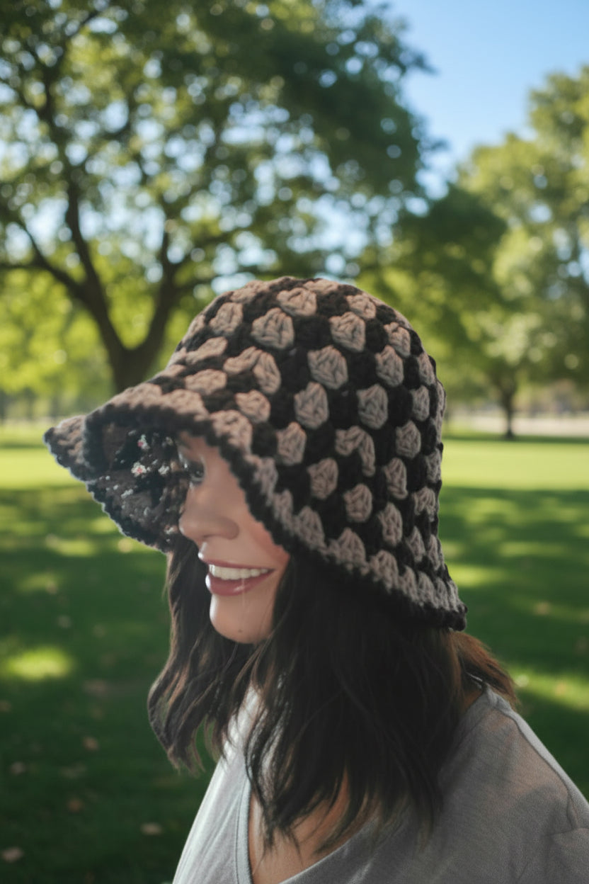 Bucket Hat Black and Gray