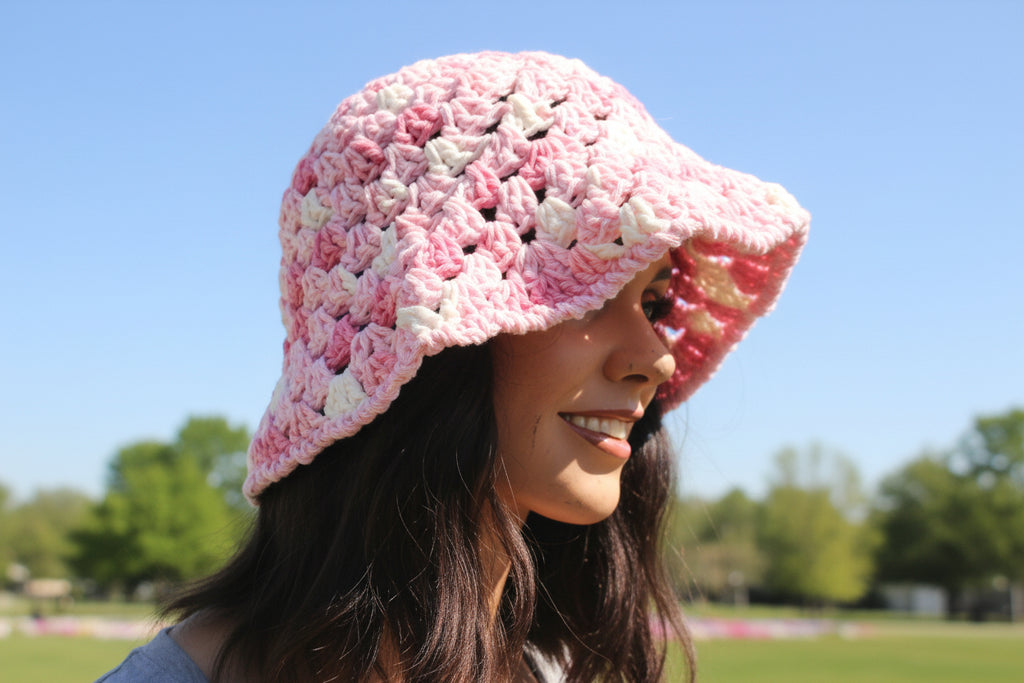 Bucket  Hat Pink