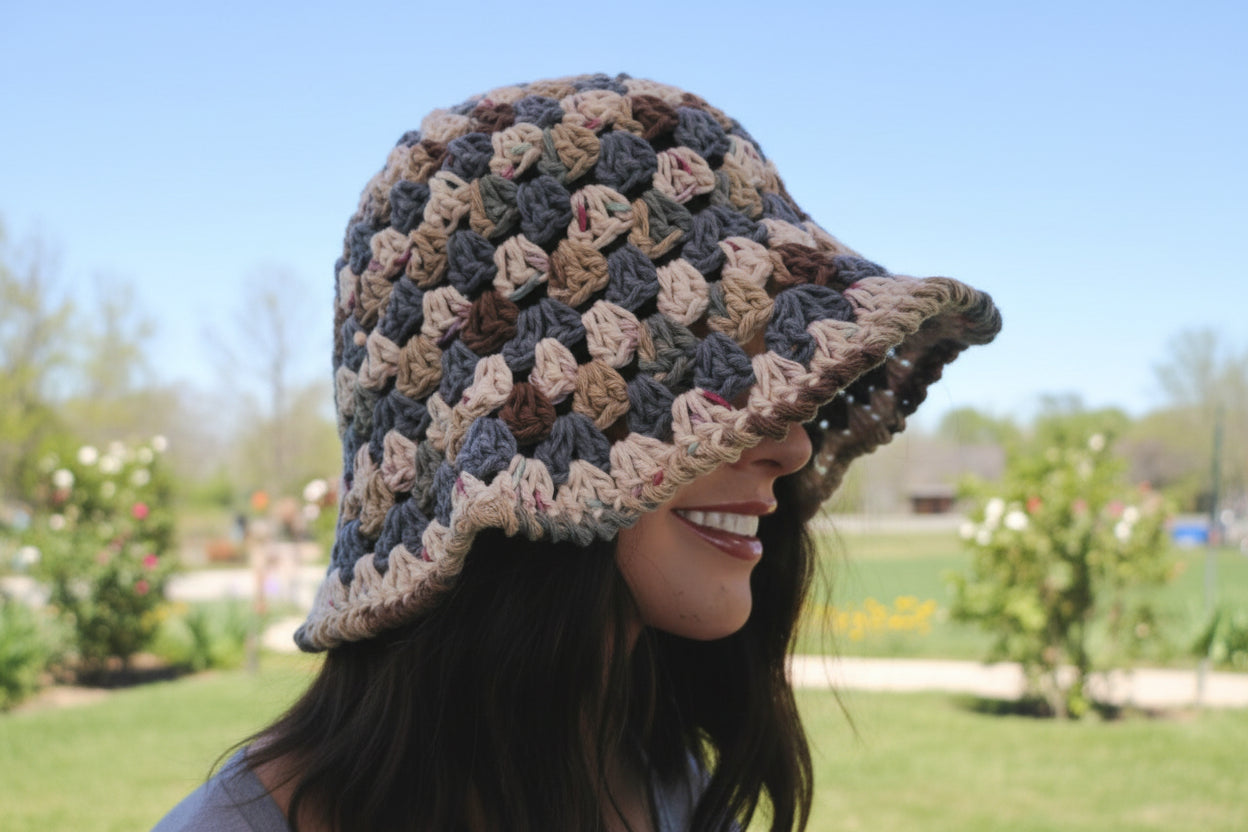 Bucket Hat Blue Earth Mix