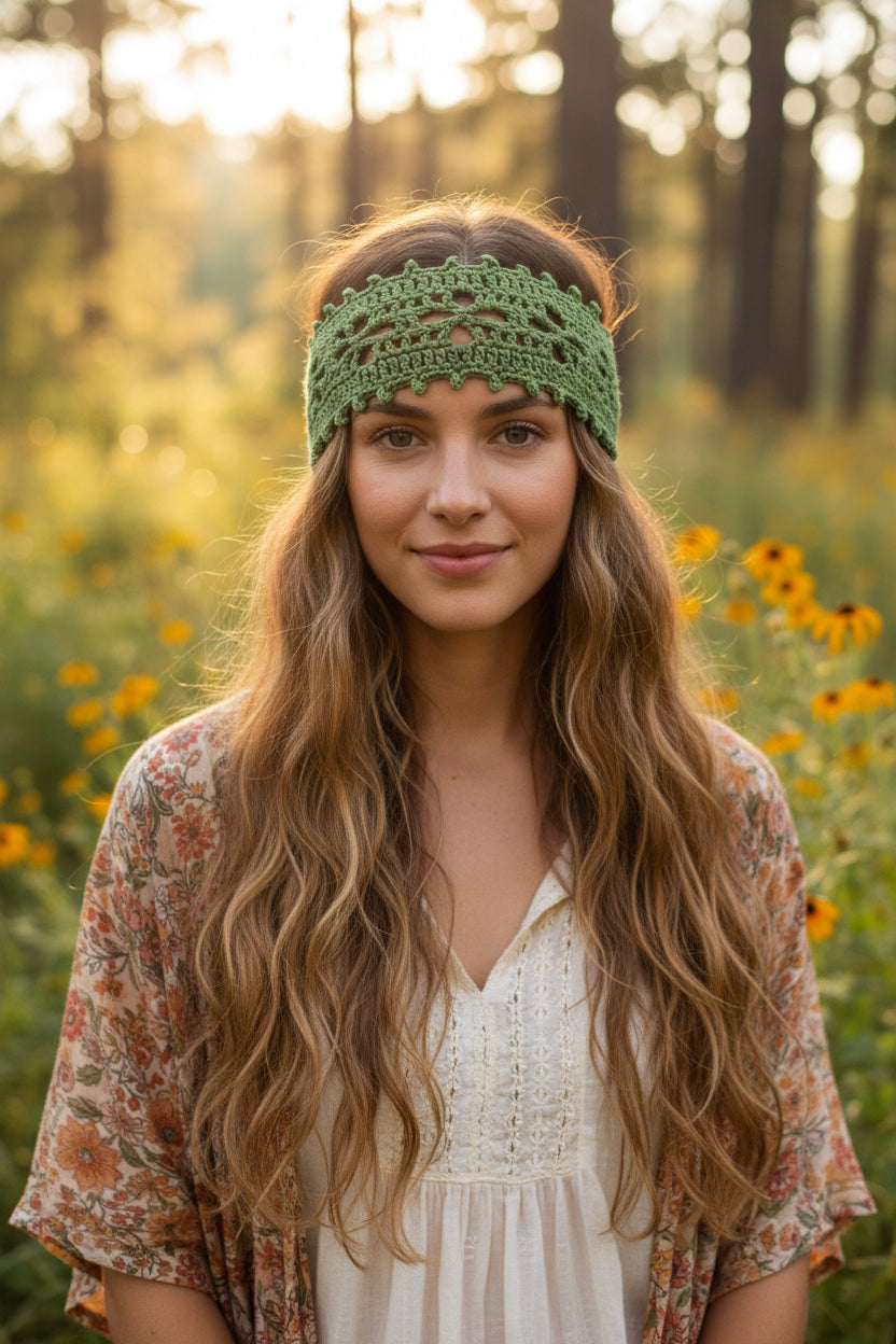 Sage Floral Lace