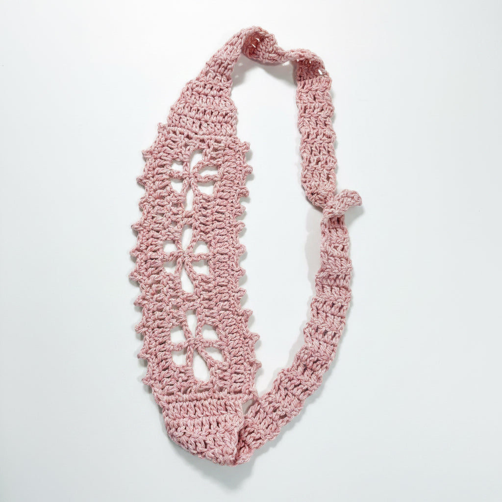 Soft pink floral lace