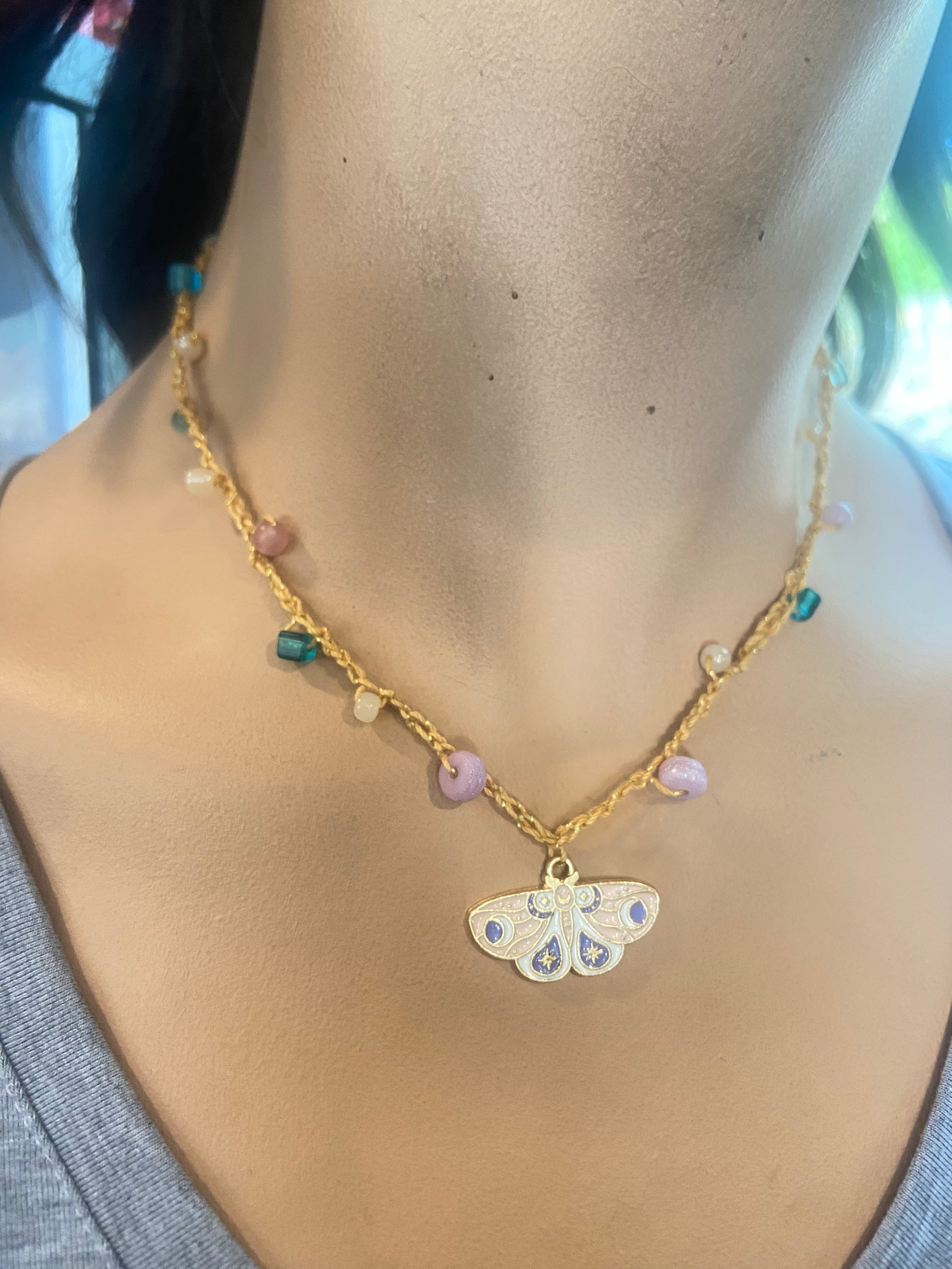 Moth pendant
